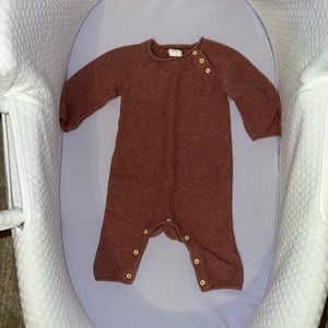H&M long sleeve baby girl romper